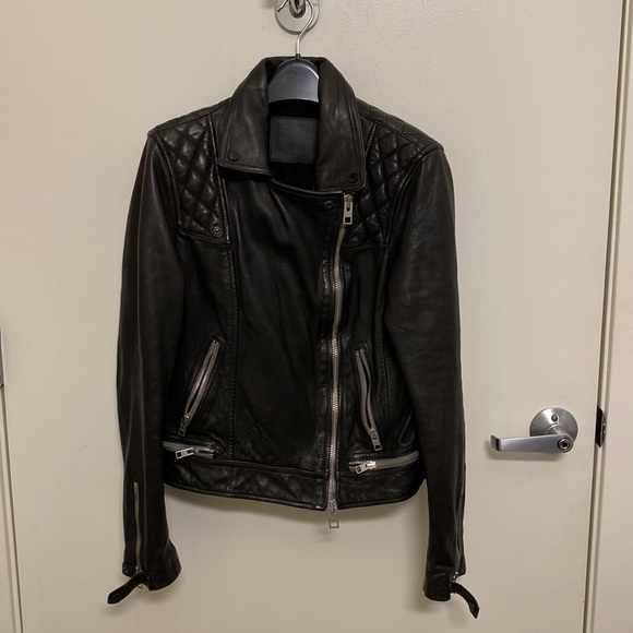 Preloved. All Saints Leather Jacket. Great condition. US 6/UK 10/EU 38 - Picture 3 of 6